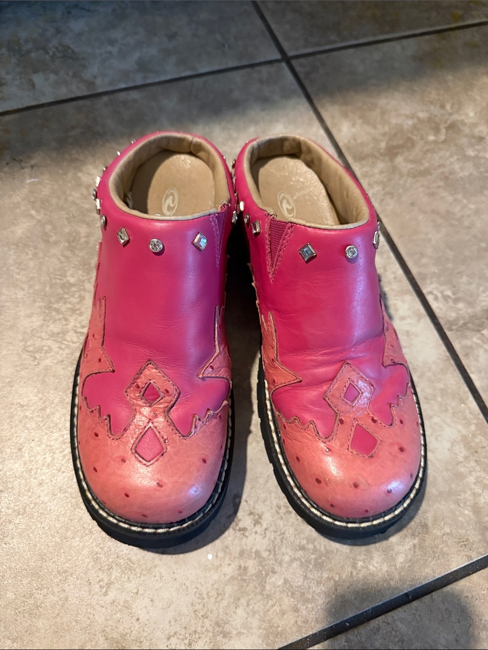 Roper Ostrich Bling Clogs